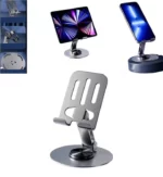 Support de Téléphone en Métal Réglable - Aspor A702 - Pliable – Image 10