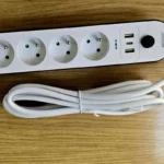 Multiprise - Protection Contre Les Surintensités - 4 Prises et 2 Ports USB - Charge Rapide Et Port Type-C - Câble 3 Mètres – Image 3