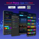 Bande Lumineuse LED 5050 - 12 V - 5 Mètres - WI-FI  RGB RGBW - Télécommande - Microcontrôleur - Alimentation Via Application – Image 14