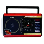 Radio Bluetooth Avec Montre  Rechargeable POWTECH - Compatible Avec La Lecture MP3 Et La Radio FM - Rouge – Image 9