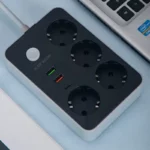 Multiprises MT-PF15 - 4 Ports - 2500 W CA - Interrupteur Marche/Arrêt - 2 Chargeurs USB - 1 Chargeur USB-C PD - 18 W - 2 Mètres – Image 2