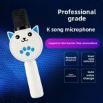 Microphone à Lain Sans Fil - Pour karaoké - Haut-parleur Bluetooth - Pour chanter – Image 5