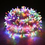 Guirlande De Fête Lumineuse Décorative – Étanche – 8 Modes – 100 LED - Multicolores