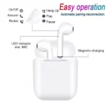 Mini Écouteurs Bluetooth Sans Fil i12 TWS – Qualité Supérieure Et Style Épuré  – Image 2