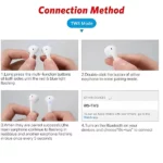 Mini Écouteurs Bluetooth Sans Fil i12 TWS – Qualité Supérieure Et Style Épuré  – Image 3