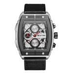 Montre Chronographe Extre Pour Homme - Résistante À L'eau - Design Luxueux - Pratique - Livrée Dans Un Coffret De Luxe