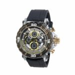 Montre Chronographe Pour Homme T5 WATCHES - Bracelet En Silicone - Résistante ÀL'eau - Noir – Image 6