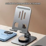 Support de Téléphone en Métal Réglable - Aspor A702 - Pliable – Image 22