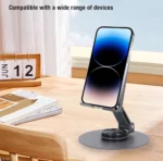 Support de Téléphone en Métal Réglable - Aspor A702 - Pliable – Image 15