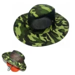 Pack 2 - Camping Randonnée - 1 Chapeau Camouflage Anti UV + 1 Chaise Pliante + 1 Panneau Solaire Portable + Cadeau [Lampe De Poche Rechargeable Ultra Puissante] – Image 2