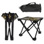 Pack 2 - Camping Randonnée - 1 Chapeau Camouflage Anti UV + 1 Chaise Pliante + 1 Panneau Solaire Portable + Cadeau [Lampe De Poche Rechargeable Ultra Puissante] – Image 6