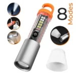 Pack 2 - Camping Randonnée - 1 Chapeau Camouflage Anti UV + 1 Chaise Pliante + 1 Panneau Solaire Portable + Cadeau [Lampe De Poche Rechargeable Ultra Puissante] – Image 16