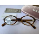 Lunettes De Soleil Transparentes Miu Miu Honey Havana - Authentiques – Image 8