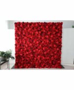Lot de 5 Fleurs Artificielles - Décoration De Mariage Romantique Pour Fêtes D'anniversaire et Présentation De Fleurs - 40 x 60 Cm - Rouge – Image 6