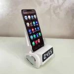 Haut-parleur Multifonctionnelle - Chargeur Sans Fil - Réveil - Bluetooth - Capteur - Support de Téléphone – Image 6