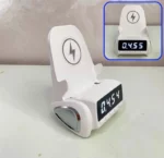 Haut-parleur Multifonctionnelle - Chargeur Sans Fil - Réveil - Bluetooth - Capteur - Support de Téléphone – Image 2