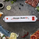 Machine à Sceller Les Aliments Sous Vide 220V/110V -10 Sacs Gratuits Pour La Conservation Des Aliments À Domicile - Blanc – Image 4