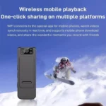 Nouvelle Caméra Haute Définition 1080P Avec Réduction Du Bruit -  Enregistreur Vidéo Portable - Objectif Rotatif À 180° - Vision Nocturne - Enregistrement Vidéo Et Audio – Image 3