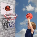 Mini Ensemble De Basket-Ball Gonflable - 2 Ballons - Panier de Basket -  Pompe - Jeu De Trempage Mural – Image 5