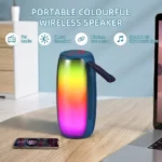 Baffle Sans Fil Étanche Avec Éclairage LED RGB - Bluetooth -  Basses Actives TWS - Son Haute Fidélité - Idéale Pour Écouter De La Musique En Extérieur - Radio FM – Image 8