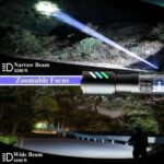 Lampe Torche Rechargeable Haute Luminosité - 5 Modes - Zoomable - Résistante À L'eau – Image 2