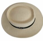 Chapeau De Soleil Unisexe - Large bord - Élégant et Pratique - Été - Beige Clair Naturel – Image 2