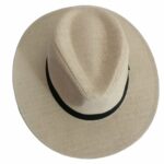 Chapeau De Soleil Unisexe - Large Bord - Élégant et Pratique - Beige Clair Naturel – Image 2