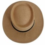 Chapeau De Soleil Unisexe - Large Bord - Élégant et Pratique  - Marron – Image 3