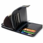 Portefeuille En Cuir Double D’inspiration Vintage Avec Plusieurs Emplacements Pour Cartes – Image 12