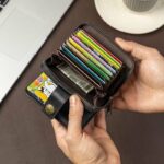 Portefeuille En Cuir Double D’inspiration Vintage Avec Plusieurs Emplacements Pour Cartes – Marron – Image 4