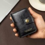 Portefeuille En Cuir Double D’inspiration Vintage Avec Plusieurs Emplacements Pour Cartes – Image 6