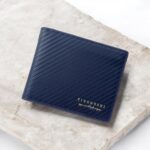 Portefeuille Homme À Deux Volets – Motif Fibre De Xarbone – Emplacements Pour Cartes Et Porte-monnaie – Image 3