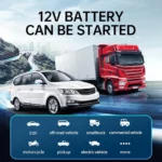 Démarreur De Voiture Portable Avec Compresseur D'air - Capacité De 10 000 BTU - Multifonctionnel – Image 9