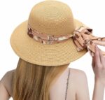 Chapeau D’été Élégant Pour Femme – Pliable – Couleur kaki – Taille unique