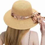 Chapeau D’été Élégant Pour Femme – Pliable – Couleur kaki – Taille unique