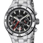 Montre Chronographe À Quartz Pour Homme Festina – Bracelet En Acier Inoxydable F20448/6 – Image 2