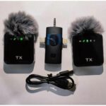 Microphone Cravate Sans Fil 3 En 1 F11-2 Pour IPhone Et Android – Réduction Du Bruit – Image 9