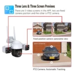 Caméra De Surveillance Intelligente OSQD – Carte SIM 4G – Détection De Mouvement – 128 Go – Monocanal – Image 7