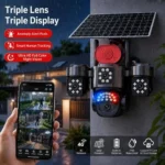 Caméra De Sécurité Extérieure PTZ 4G/LTE à Double Objectif – 8 MP UHD – Zoom 10x – Panneau Solaire 10 W – Avec Alarme – Image 8