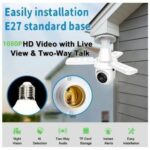 Caméra De Surveillance IP Sans Fil Lumineuse - Wi-Fi - Angle De Vision À 360° - Suivi Automatique - Résistante À L'eau – Image 5