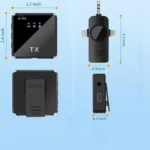 Microphone Cravate Sans Fil 3 En 1 F11-2 Pour IPhone Et Android – Réduction Du Bruit – Image 13