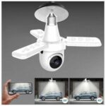 Caméra De Surveillance IP Sans Fil Lumineuse - Wi-Fi - Angle De Vision À 360° - Suivi Automatique - Résistante À L'eau – Image 8