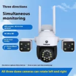 Caméra De Surveillance Intelligente OSQD – Carte SIM 4G – Détection De Mouvement – 128 Go – Monocanal – Image 2