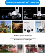 Caméra De Surveillance Intelligente OSQD – Carte SIM 4G – Détection De Mouvement – 128 Go – Monocanal – Image 8
