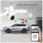 Caméra De Surveillance IP Sans Fil Lumineuse - Wi-Fi - Angle De Vision À 360° - Suivi Automatique - Résistante À L'eau – Image 4
