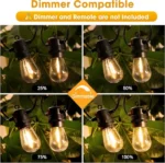 Guirlande Lumineuse LED Extérieure De 61 Mètres – Étanche Et Résistante Aux Rayures – Image 4