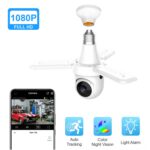 Caméra De Surveillance IP Sans Fil Lumineuse - Wi-Fi - Angle De Vision À 360° - Suivi Automatique - Résistante À L'eau
