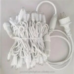 Guirlande Lumineuse LED Pour Extérieur – Fil De Caoutchouc Blanc – 10 M – 100 LED – Résistante À L’eau – Image 8