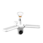 Caméra De Surveillance IP Sans Fil Lumineuse - Wi-Fi - Angle De Vision À 360° - Suivi Automatique - Résistante À L'eau – Image 12
