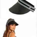 Chapeau Pliable Pour Femme - Élégant et Moderne - Protection UV - Noir